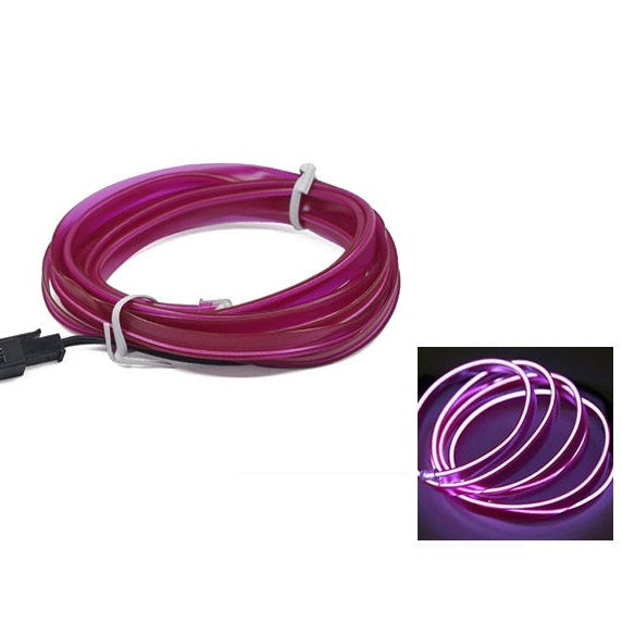 Flexible RGB LED Light Strip for Car Interior with Music Sensor and Remote Control