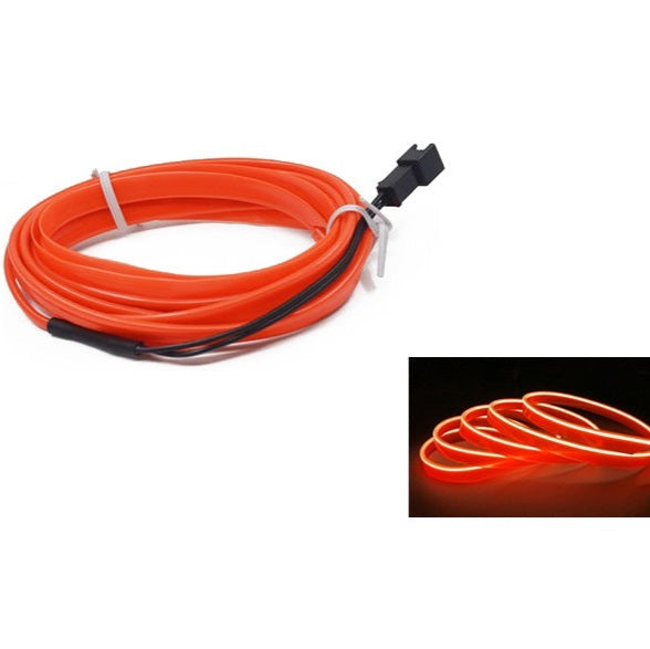 Flexible RGB LED Light Strip for Car Interior with Music Sensor and Remote Control