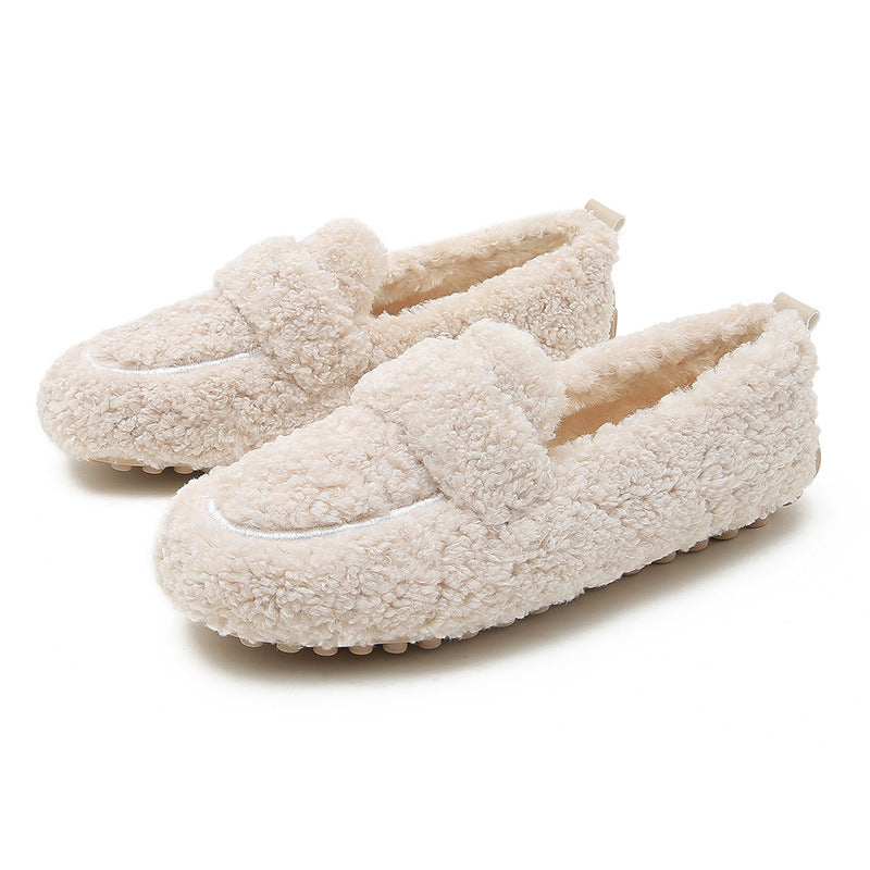 ComfortCozy Relaxed Warm Half Shoes