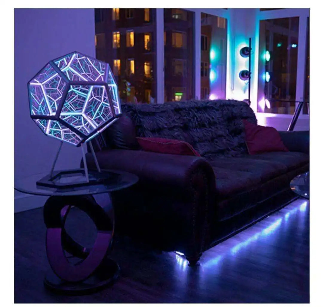 SpectrumOrb - LED Dodecahedron Lamp