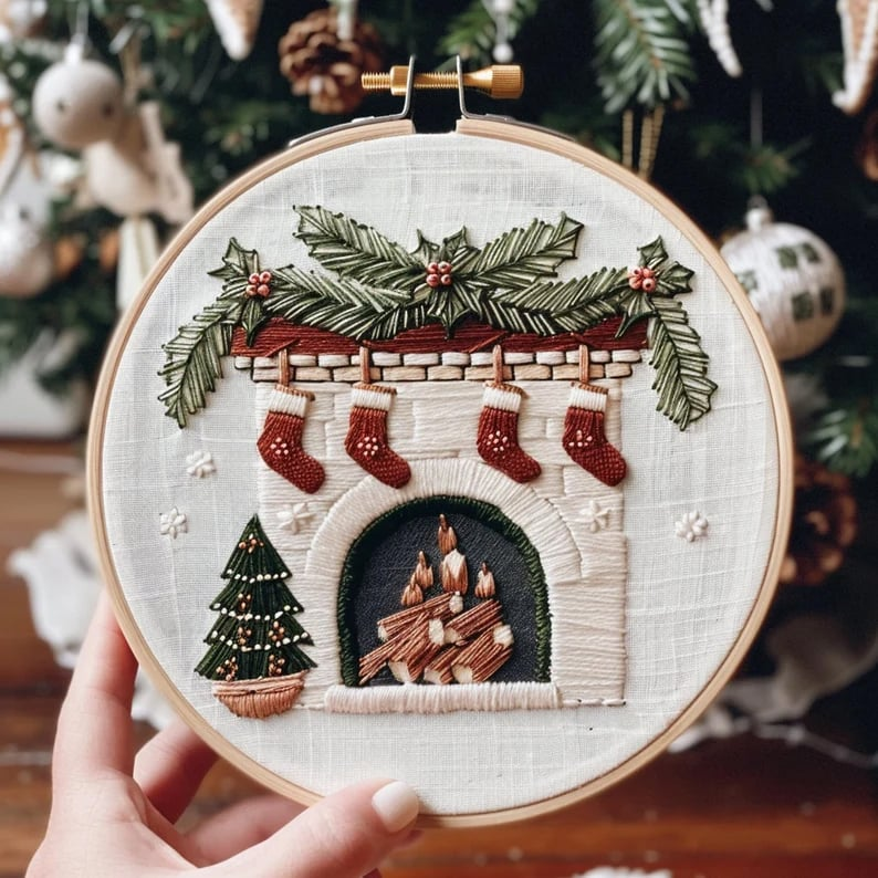 Christmas Embroidery Kit – Perfect for Festive Decorations, Buy 1 Get 1 Free