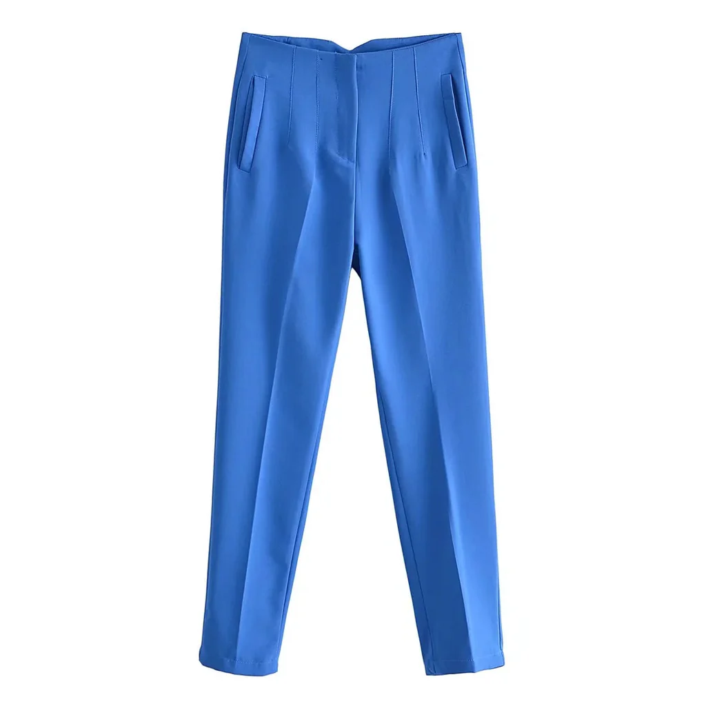 Lisa Vintage Straight Waist Zip Pants