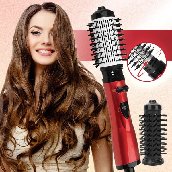 Dual-Function Hot Air Brush and Rotating Dryer