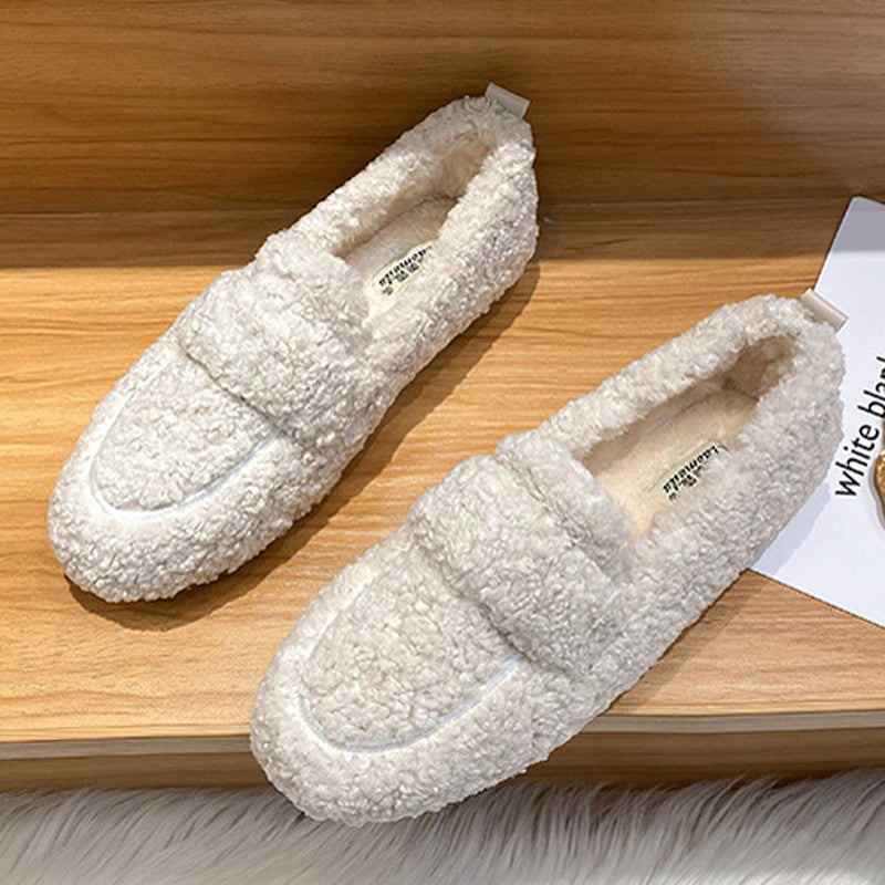 ComfortCozy Relaxed Warm Half Shoes