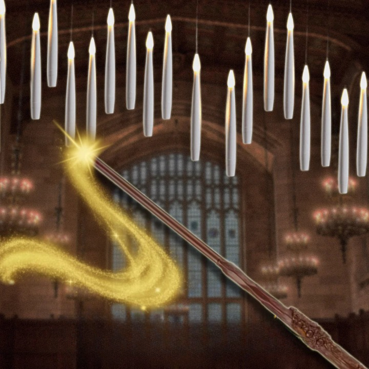 Wizard's Flame - Floating Light with Magic Wand