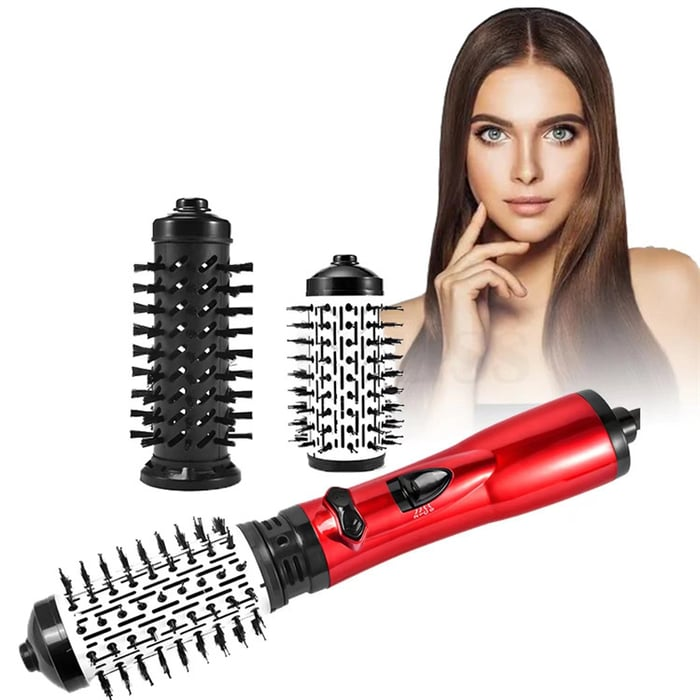 Dual-Function Hot Air Brush and Rotating Dryer