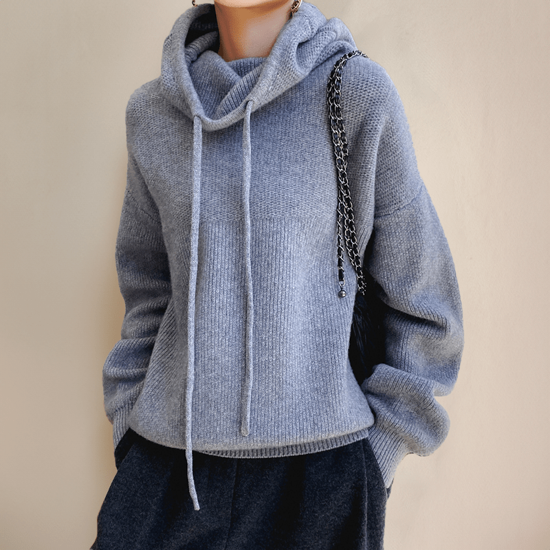 Susan Fashionable Knitted Hoodie