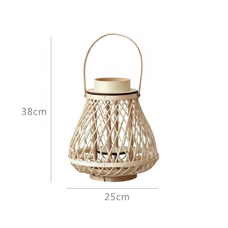 GlowWeave Boho Lantern
