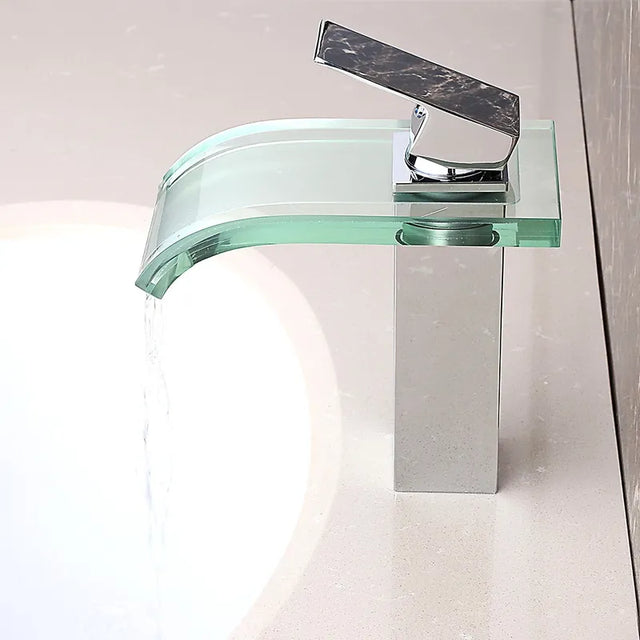 StreamFlow - Elegant faucet with waterfall for luxurious bathrooms