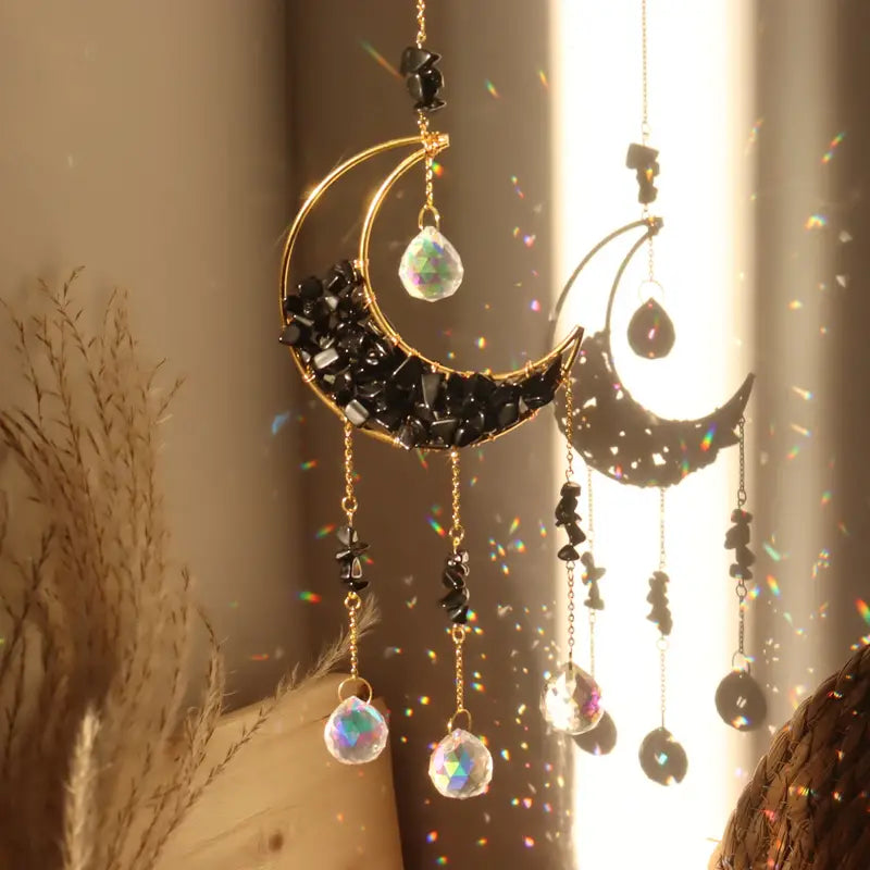 MoonGlow - Prism Moon Dreamcatcher for Mysterious Mood