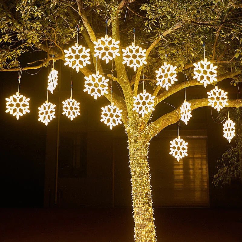 FrostLume Snowflake LED String Lights