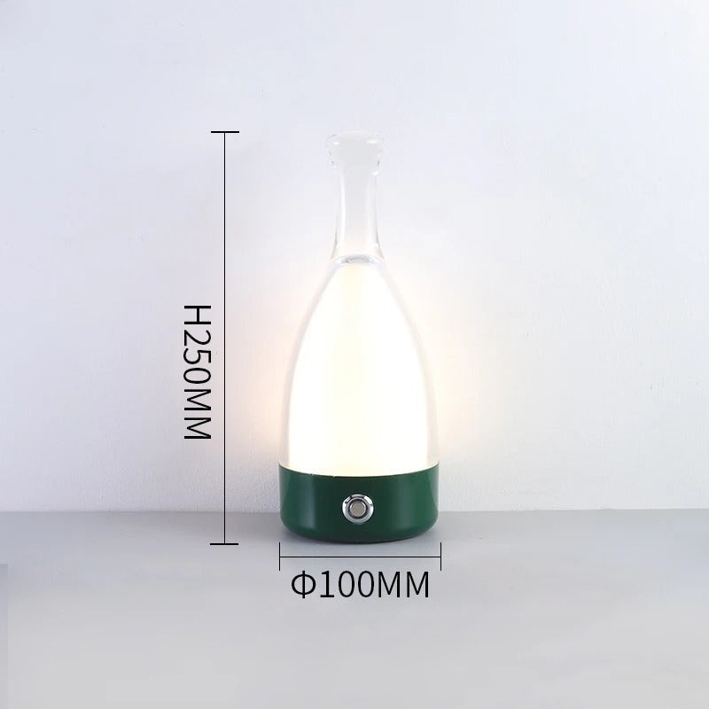 LuminaBottle - Touch Control Bottle-shaped Tablelamp with USB charger