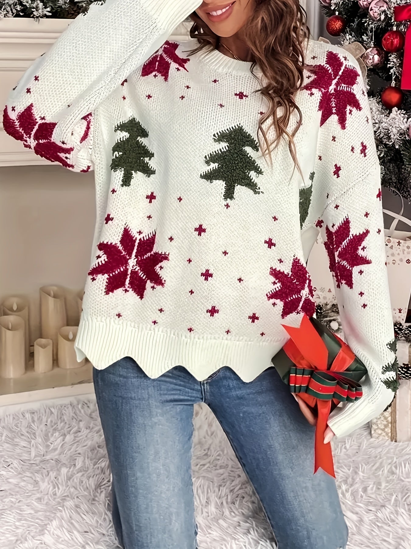 Elsie | Christmas Pattern Sweater