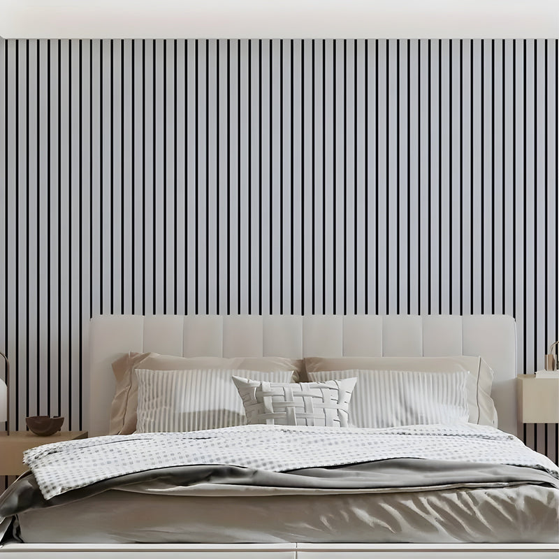 3D wall panels provide a modern, natural look