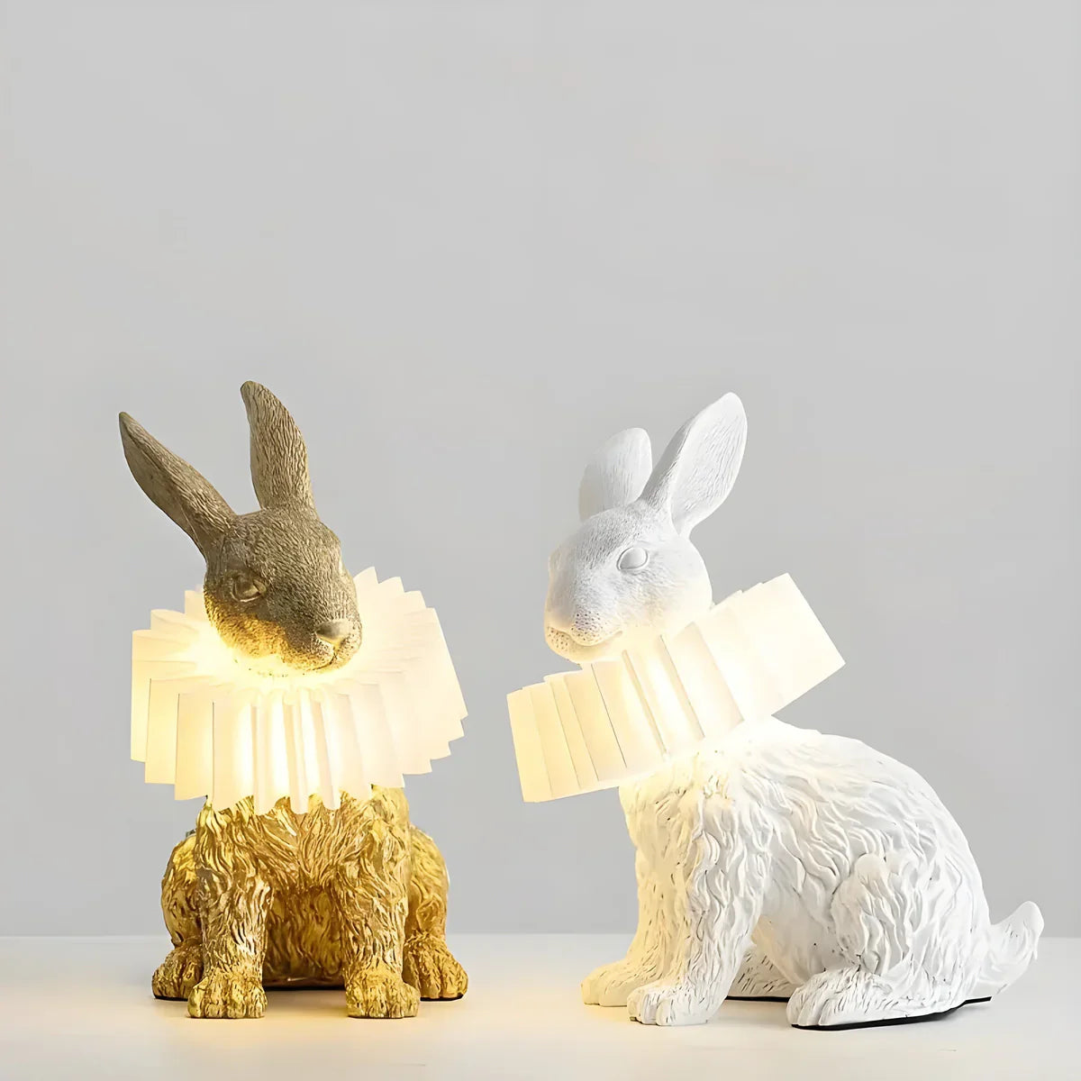 RabbitGleam - Artistic Modern Rabbit Table Lamp