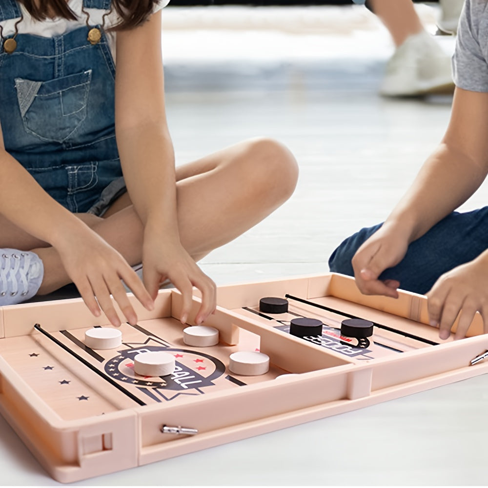 Tabletop Slingshot Hockey Wooden Table Game