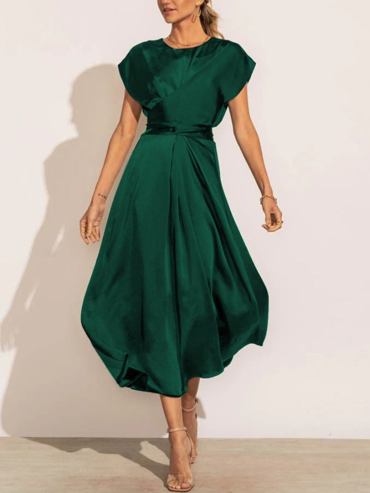 Victoria Elegant Draped Dress