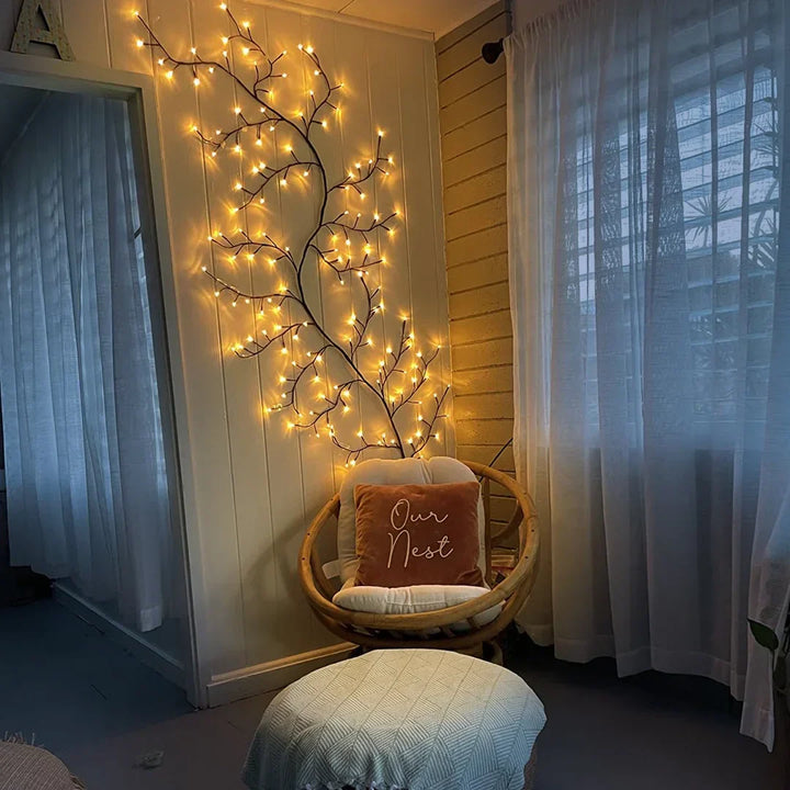 TwilightTwigs - Unique and Flexible Pistol Head-Shaped Light Garland