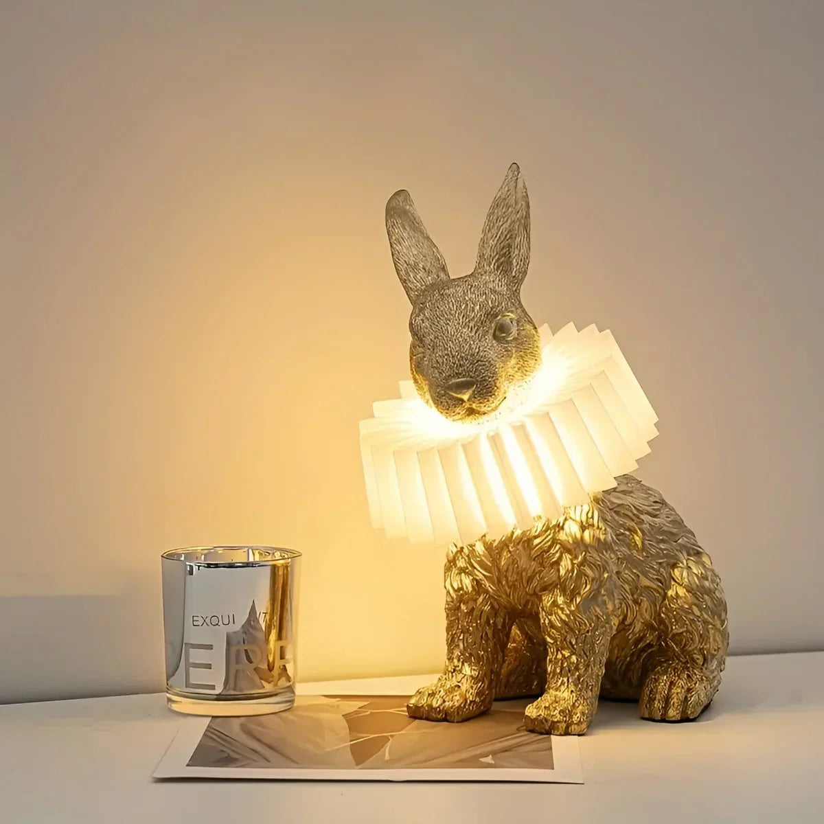 RabbitGleam - Artistic Modern Rabbit Table Lamp