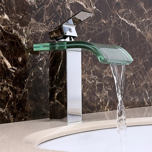 StreamFlow - Elegant faucet with waterfall for luxurious bathrooms