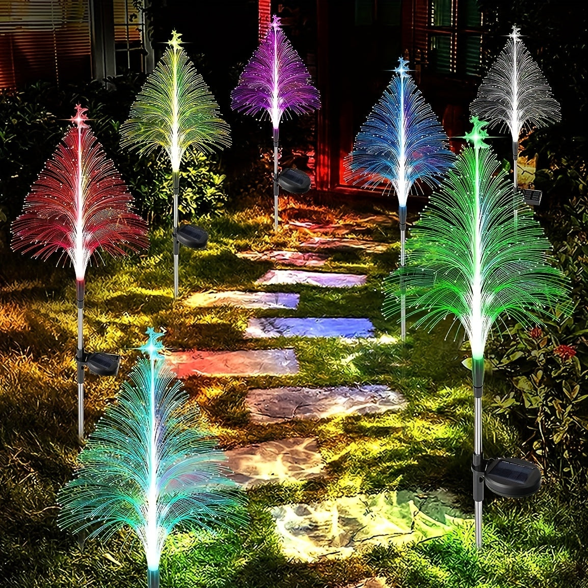 Glow | 7-Color Changing Solar Christmas Tree Lights