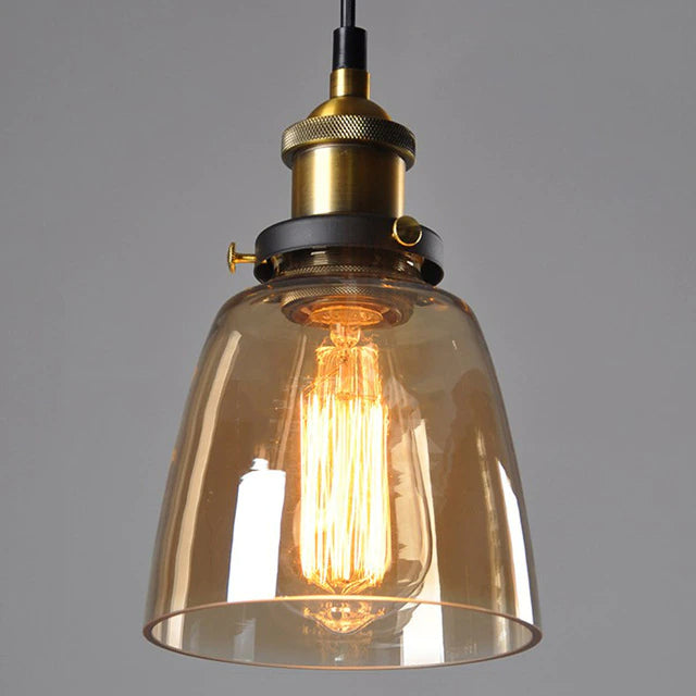 EchoLite - Antique glass pendant for modern spaces