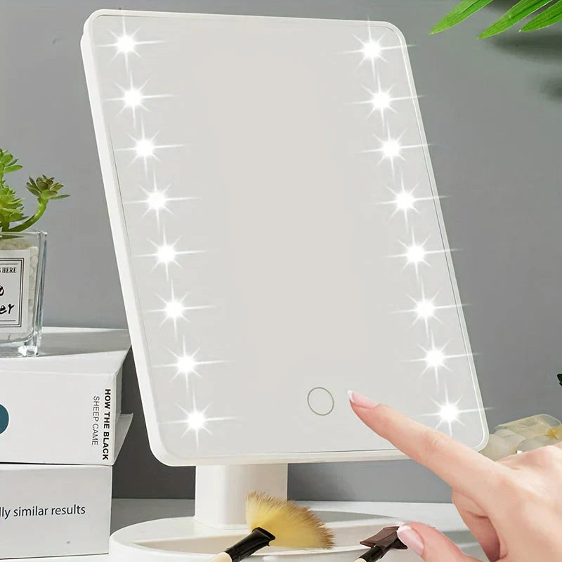 LumiTouch LED Makeup Mirror with Touch Control - Perfect Lighting for Flawless Makeup