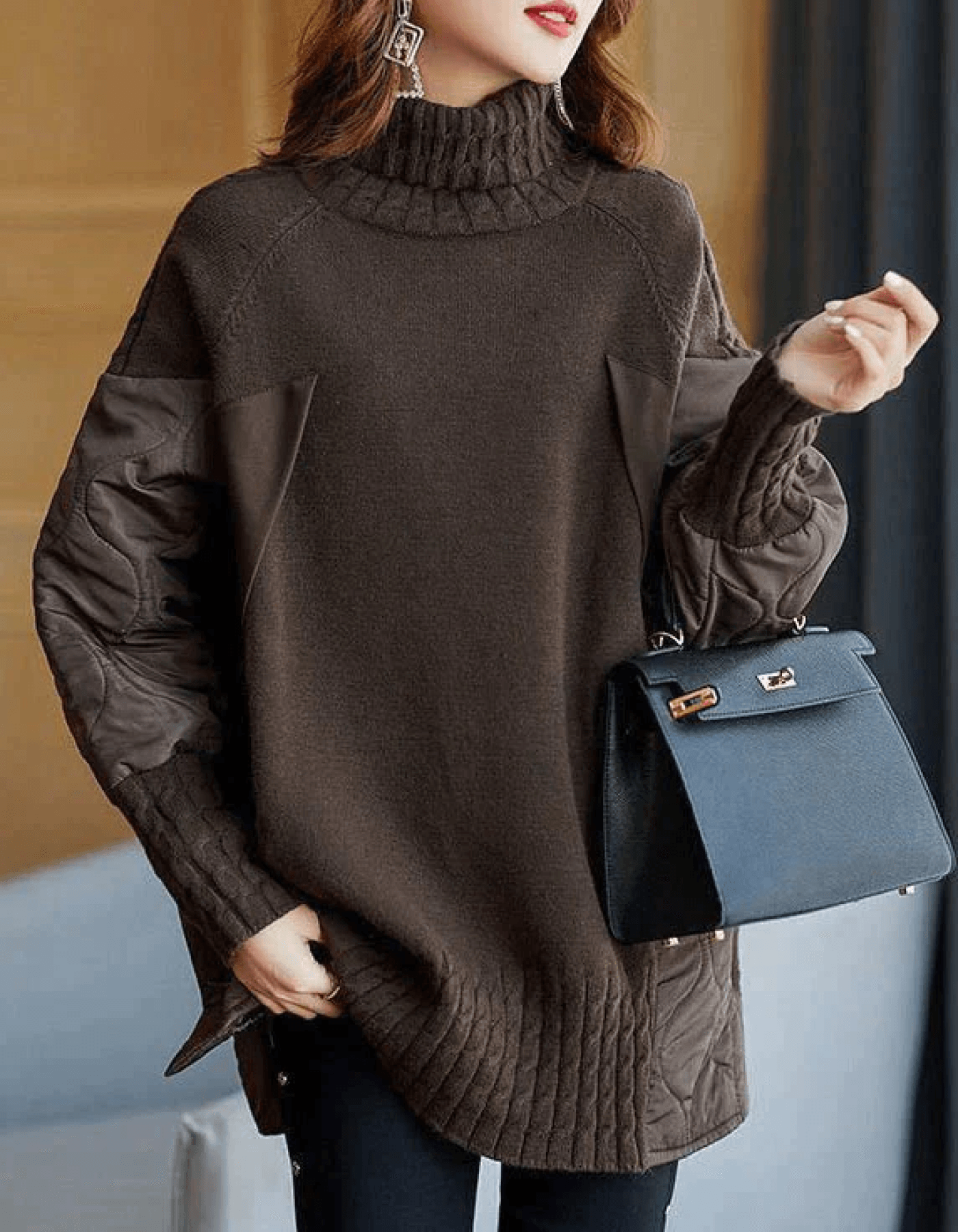 Janine Turtleneck Loose Sweater