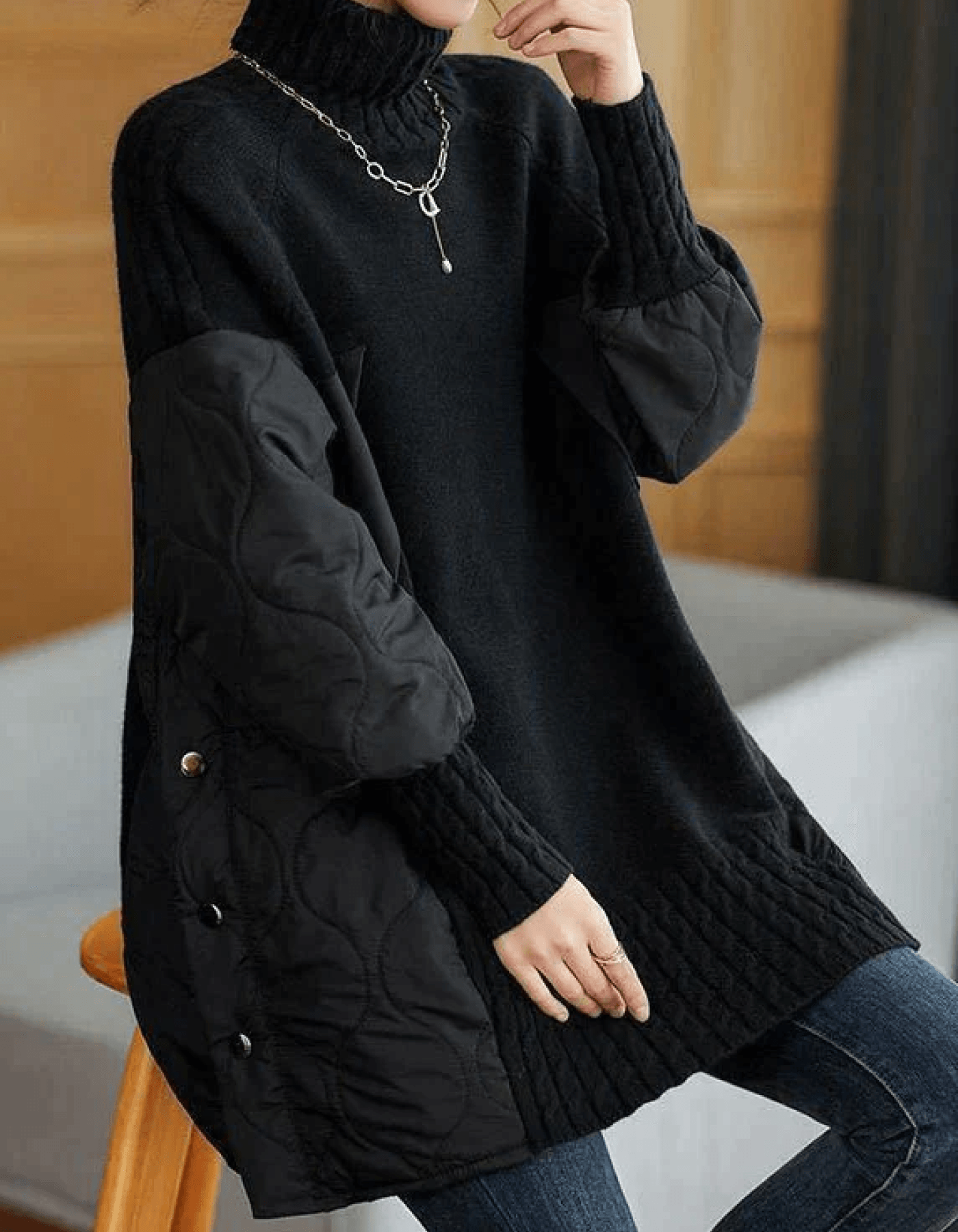 Janine Turtleneck Loose Sweater