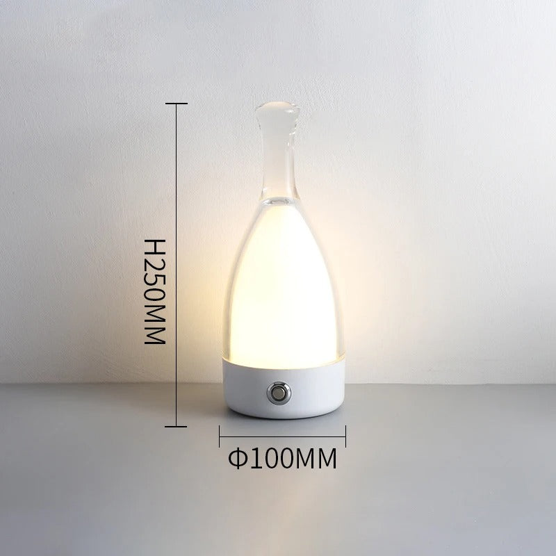 LuminaBottle - Touch Control Bottle-shaped Tablelamp with USB charger