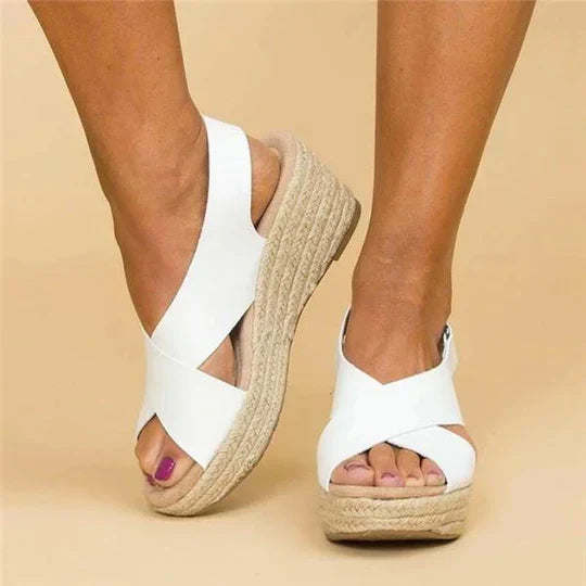 Charlotte Summer Comfort Open Front Sandals