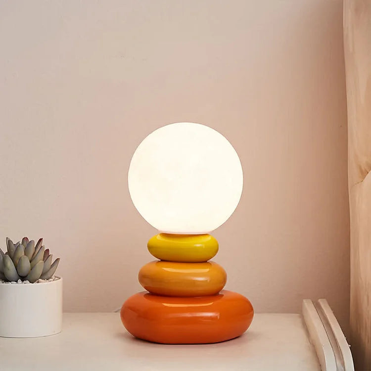 Creative Sphere Stone Table Lamp