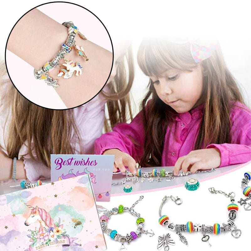 DIY Charm Bracelet Craft Kit for Girls