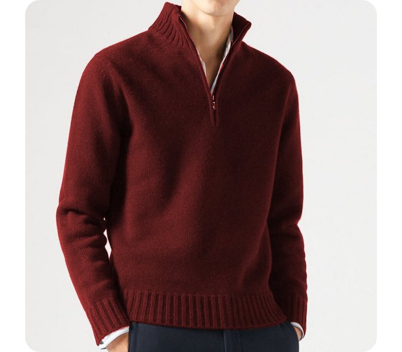 William | Casual Men's Stylish Half-Zip Sweater