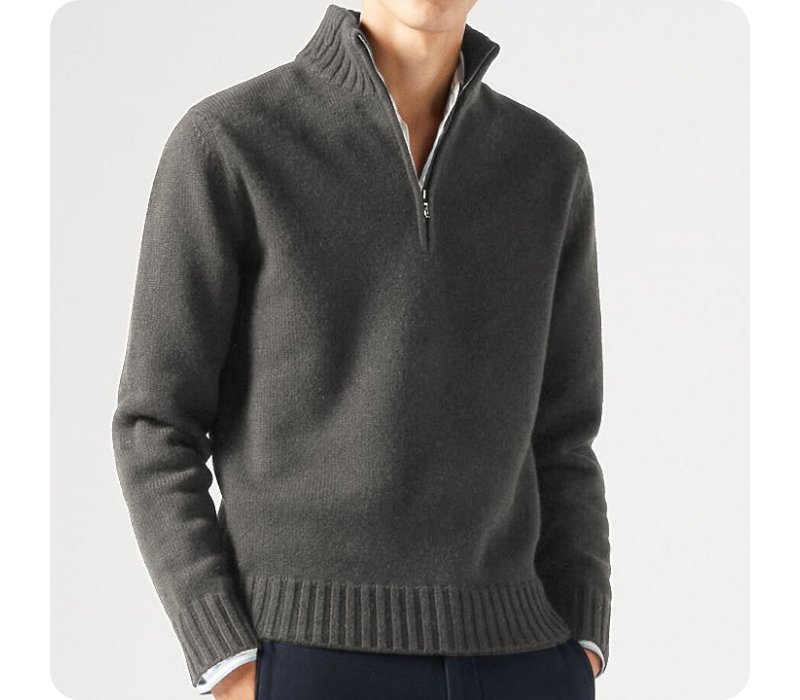 William | Casual Men's Stylish Half-Zip Sweater