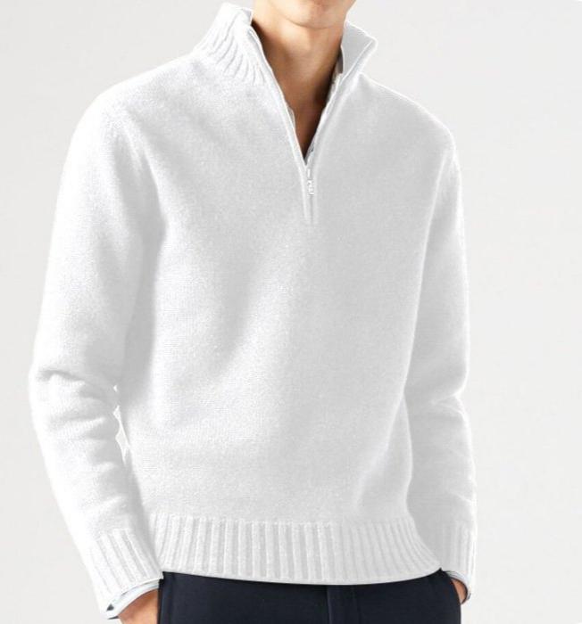 William | Casual Men's Stylish Half-Zip Sweater