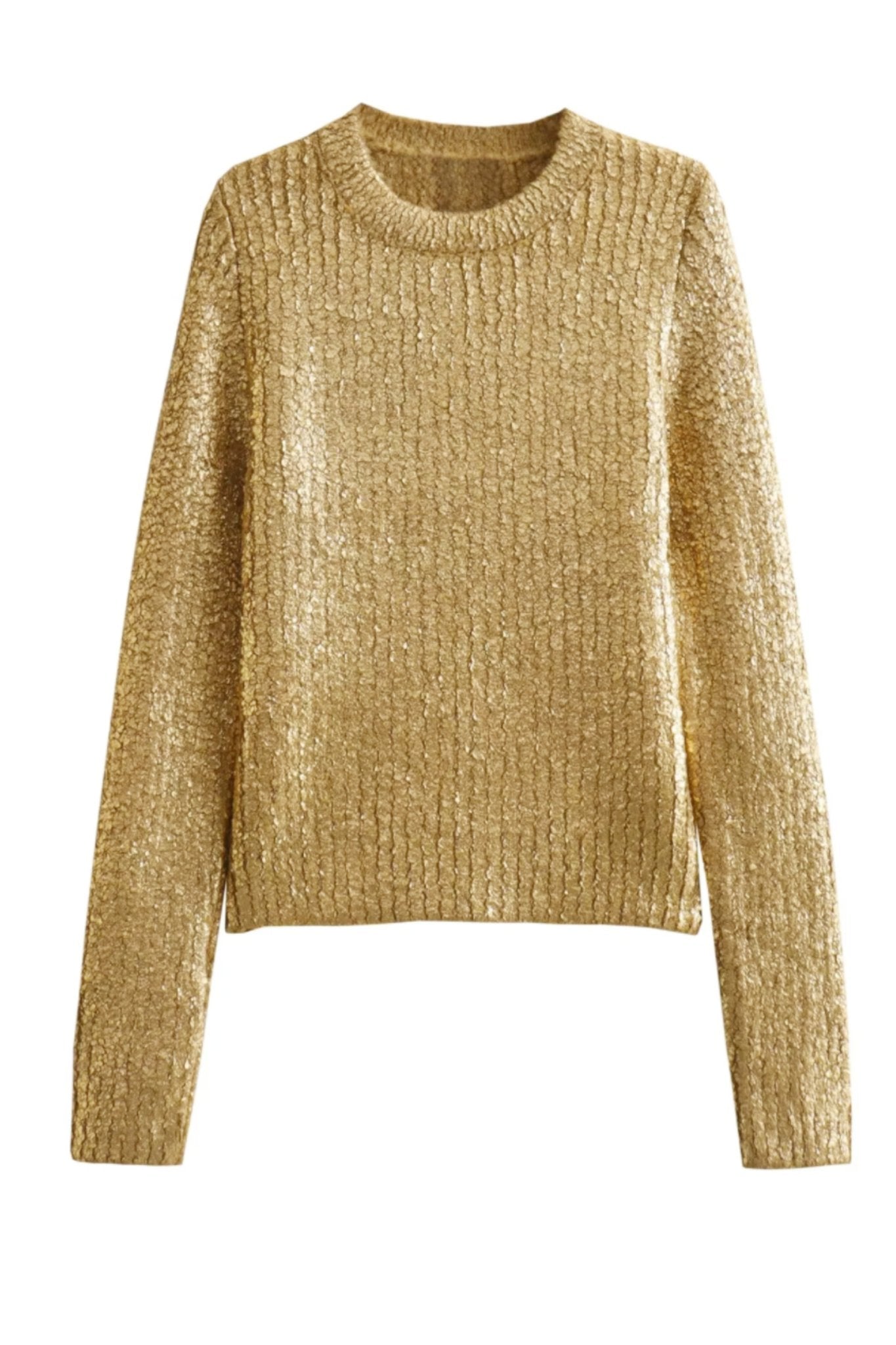 Metallic Knitted Sweater