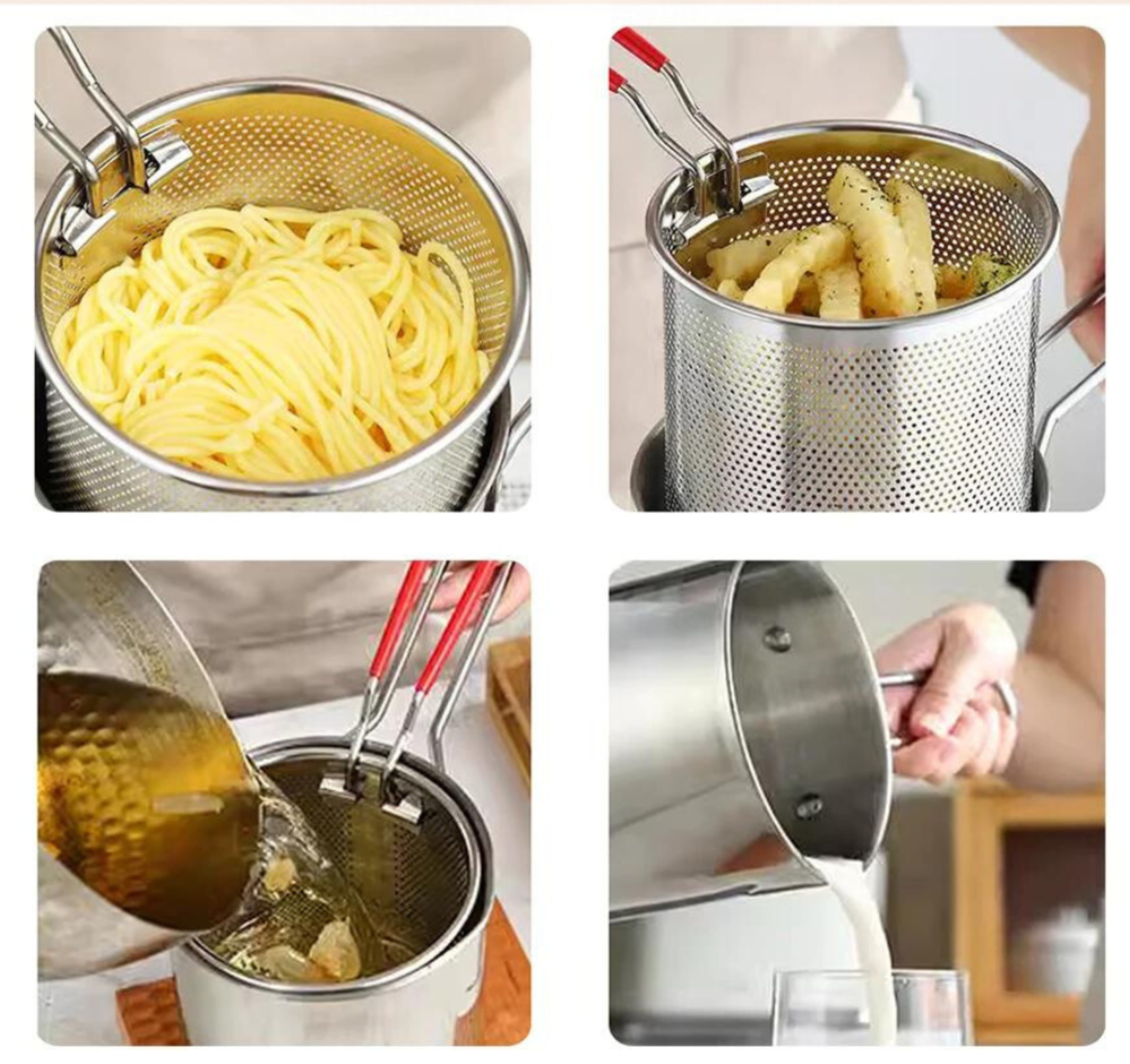 CookPro - Compact Oil Saving Deep Fryer Set