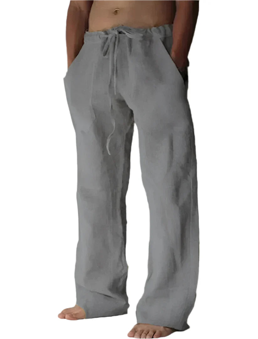 Rodulf - Relaxed fit pants with drawstring and side pockets for men