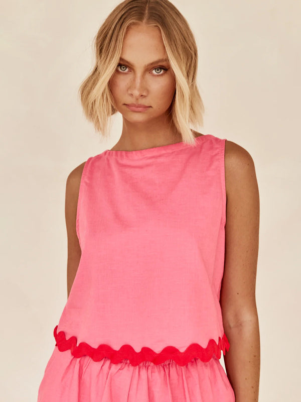 Karen - Sleeveless Top and Short Set