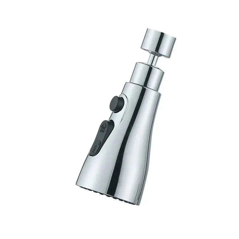 FlexiFlow – Faucet Head with 360° Rotation and Double Spray Function