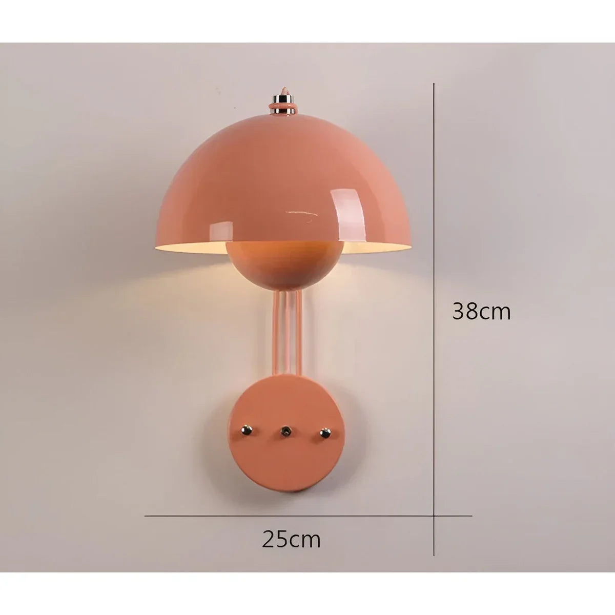 BudLume - Mushroom Glow Cozy Scandinavian Wall Lamp