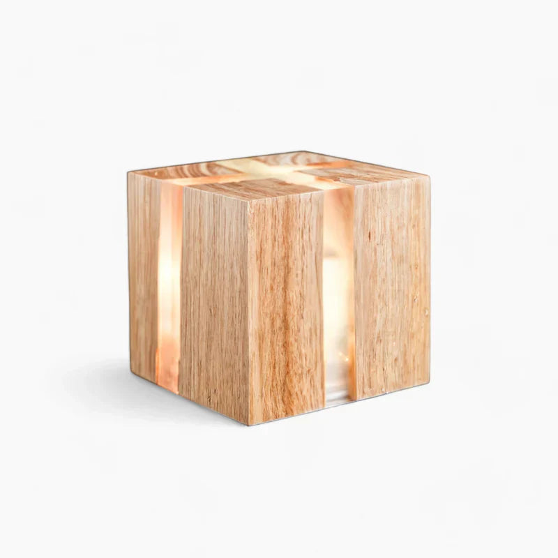 Modern Rustic Cracked Table Lamp