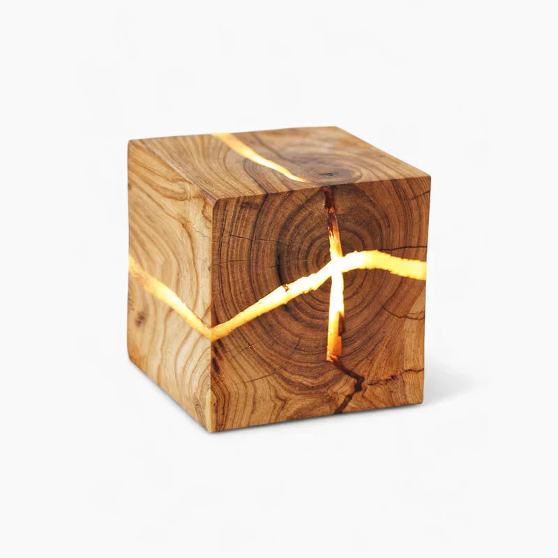 CrackLumen - Uniquely Rustic Cracked Table Lamp