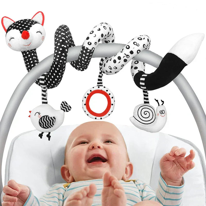 BabySpiral Comfort – Soft Activity Toy for Car Seat and Stroller
