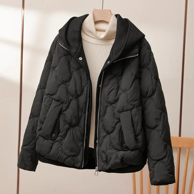 Andrea - Padded jacket with zip hood and pockets