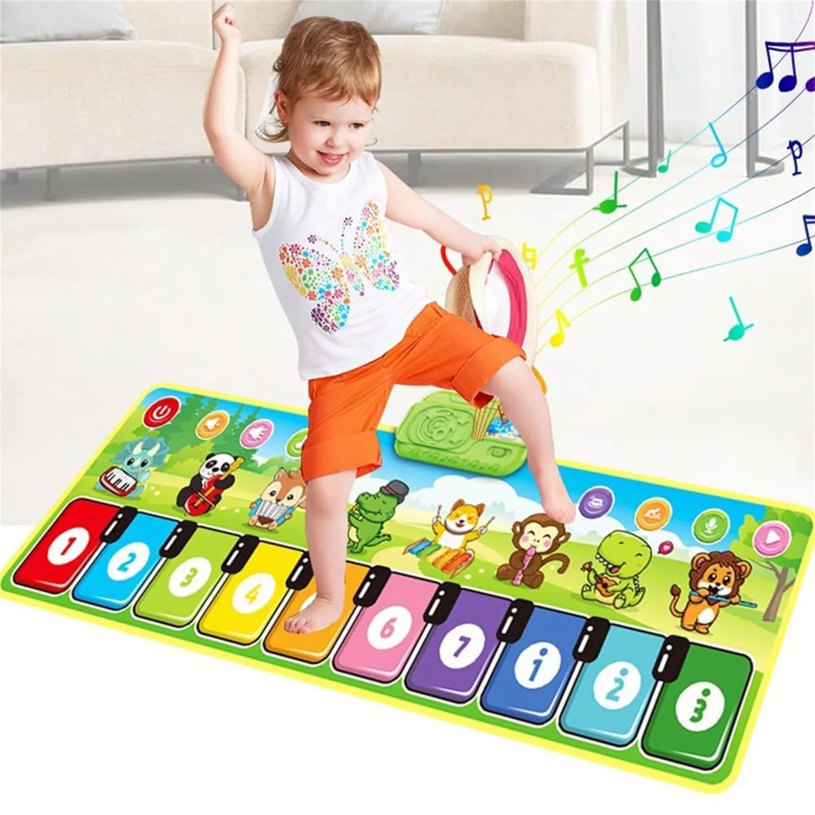 FunLearn - Fun and Musical Piano Floor Mat