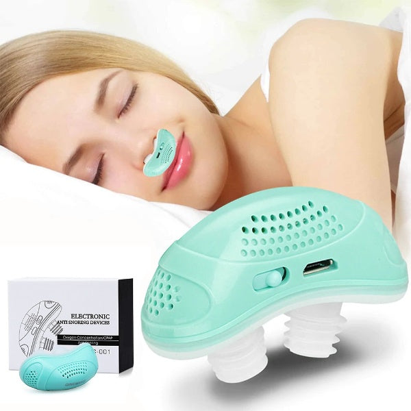 Micro CPAP sleep apnea device for travel and anti-snoring - CPAP alternative