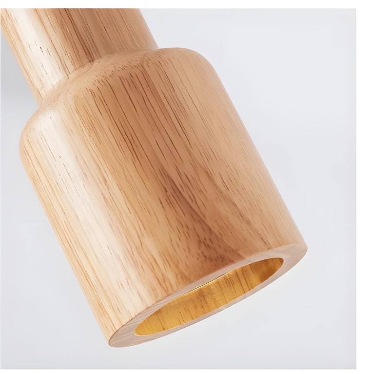 Modern wooden pendant