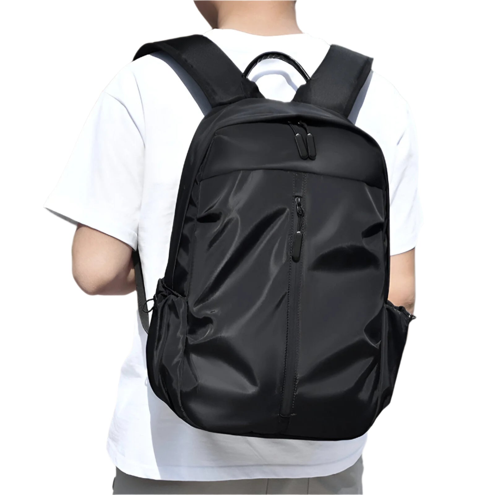 UrbanCraft Multi-Pocket Leather Backpack